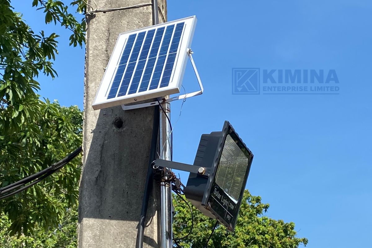 Solar Flood Lights for compound security